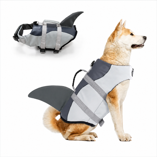 PupFloat Shark Swim Jacket